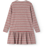 MarMar Modal Fine Rib Cherry Stripe Diro Dress