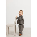 MarMar Structured Soft Cotton Houndstooth Check Panto Pants