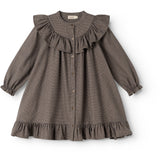 MarMar Structured Soft Cotton Houndstooth Check Dalina Dress