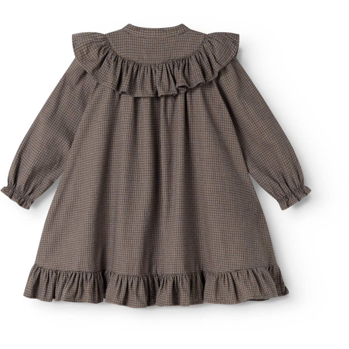 MarMar Structured Soft Cotton Houndstooth Check Dalina Dress