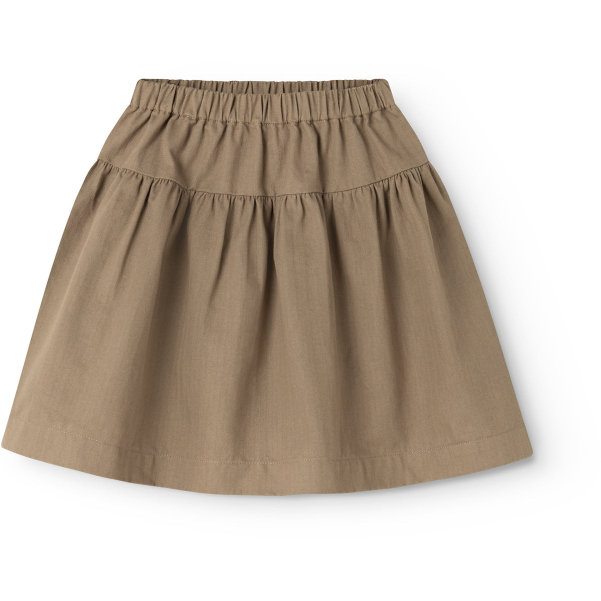 MarMar Herringbone Twill Mud Sylvia L Skirt
