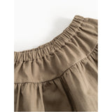 MarMar Herringbone Twill Mud Sylvia L Skirt