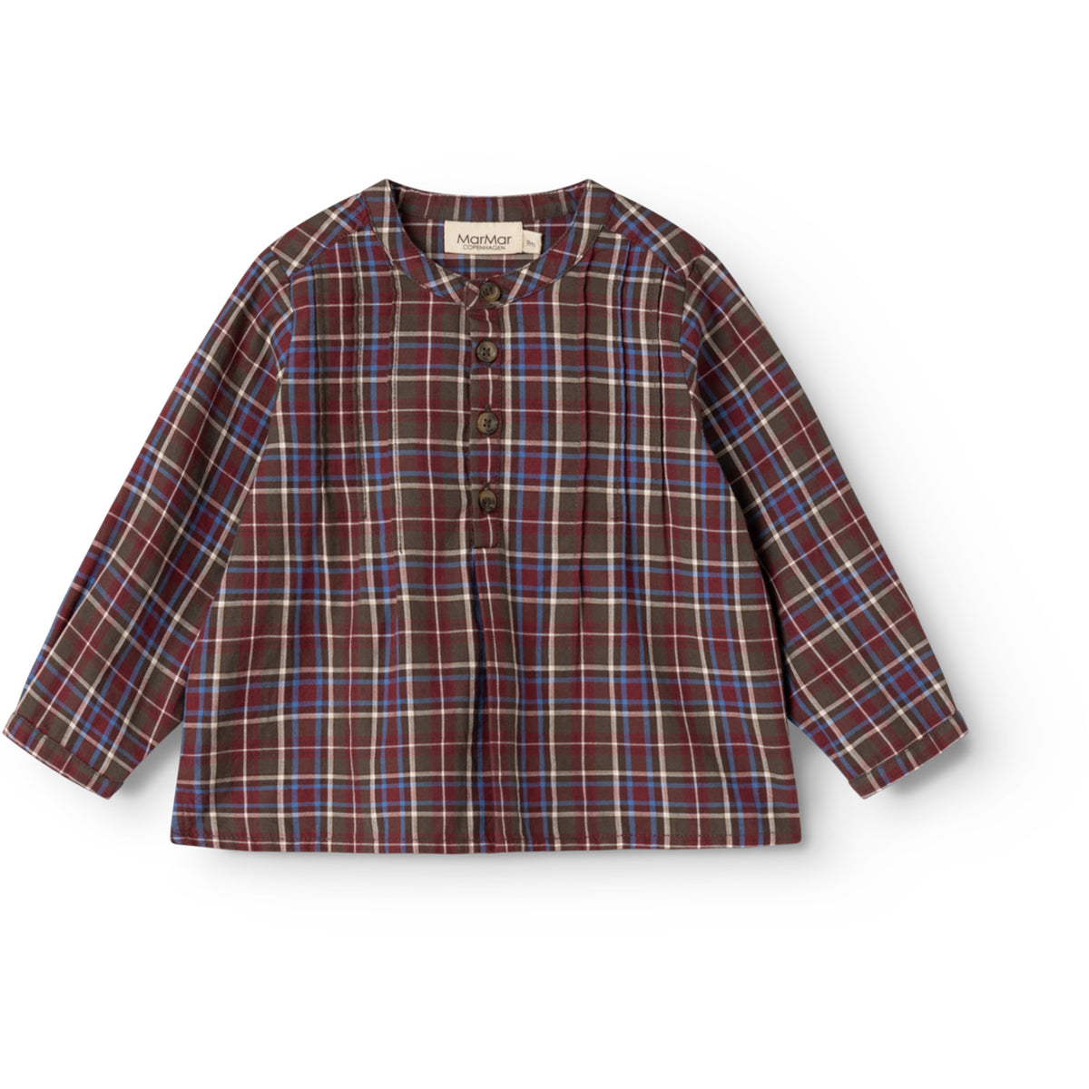 MarMar Check Chocolate Check Totoro Shirt