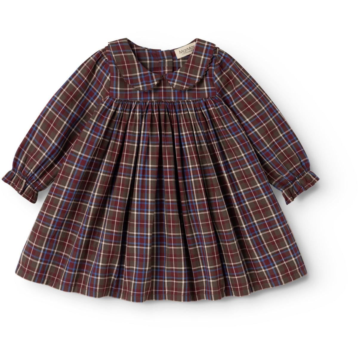 MarMar Check Chocolate Check Dulla B Ls Dress