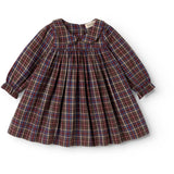 MarMar Check Chocolate Check Dulla B Ls Dress