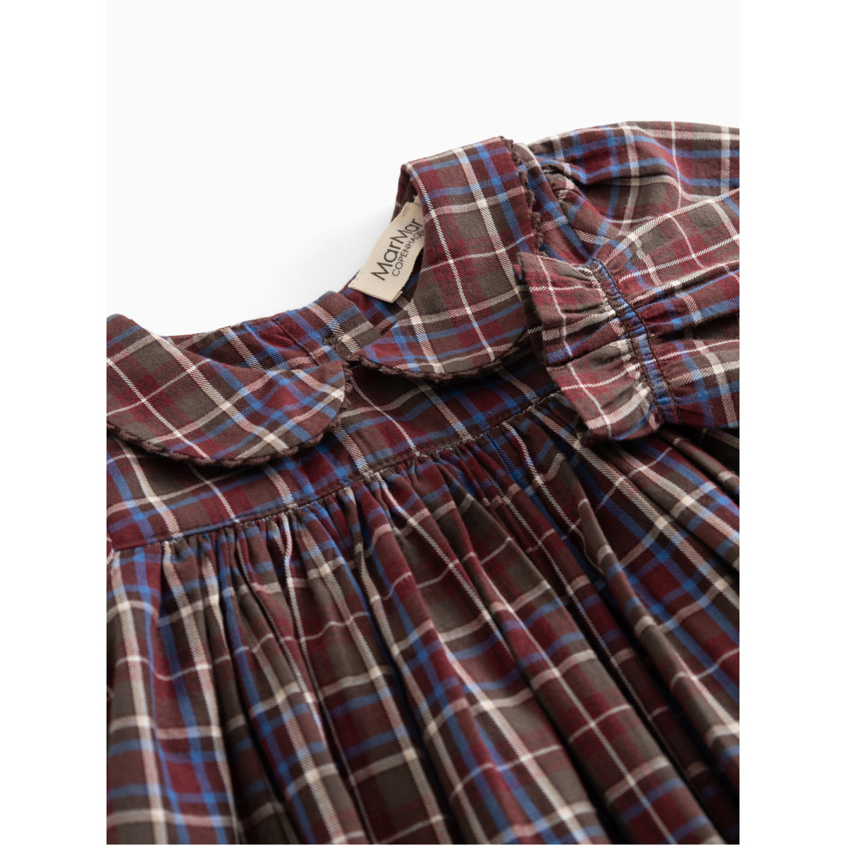 MarMar Check Chocolate Check Dulla B Ls Dress