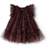 MarMar Ballerina Glitter Deep Mulberry Daya Dress