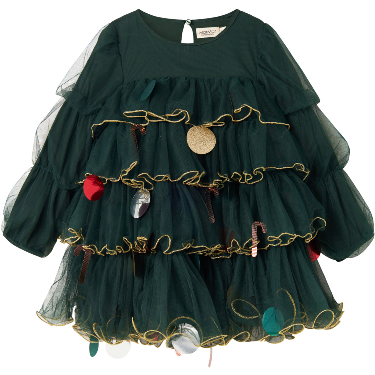 MarMar Ballerina Glitter Dark Leaf December Dress
