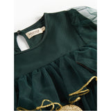 MarMar Ballerina Glitter Dark Leaf December Dress