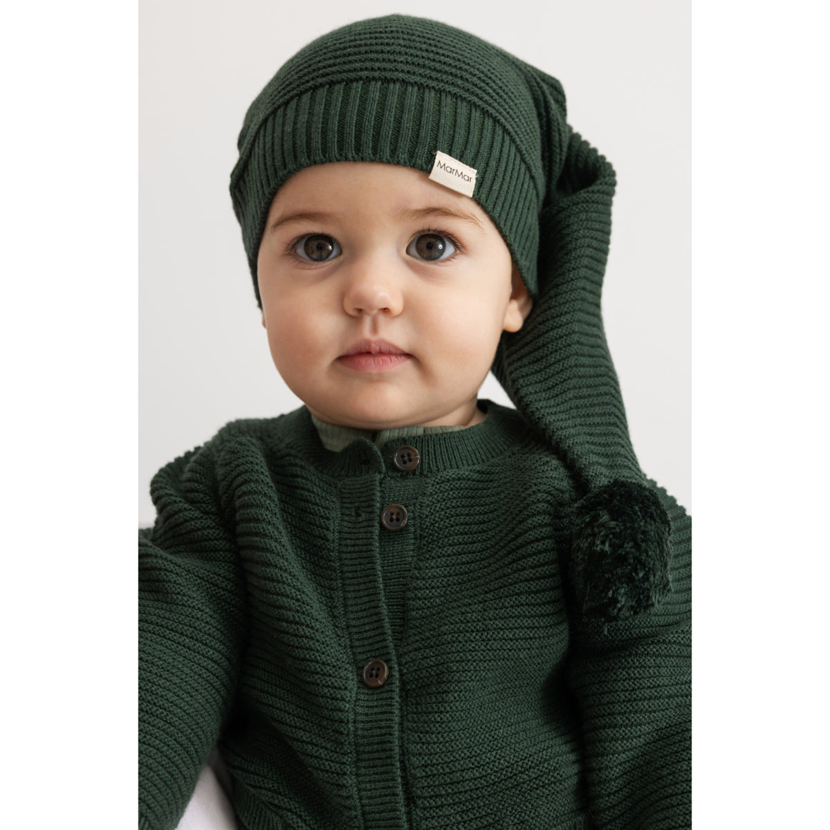 MarMar Cotton Rayon Knit Jungle Green Alfen Hat
