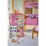 Rice Paris Theme Raffia Storage Box Extra Large Foldable