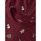 Name It Red Dahlia Christmas Nknvismas Ls Nightset