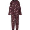 Name It Burgundy Christmas Nknvismas Ls Nightset