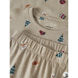 Name It Pure Cashmere Christmas Nknvismas Ls Nightset