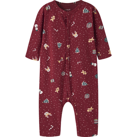 Name It Red Dahlia Christmas Nbnvismas Ls Nightsuit