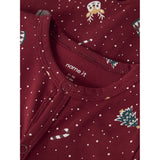 Name It Red Dahlia Christmas Nbnvismas Ls Nightsuit