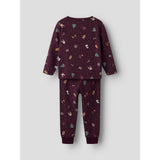 Name It Burgundy Christmas Nmnvismas Ls Nightset