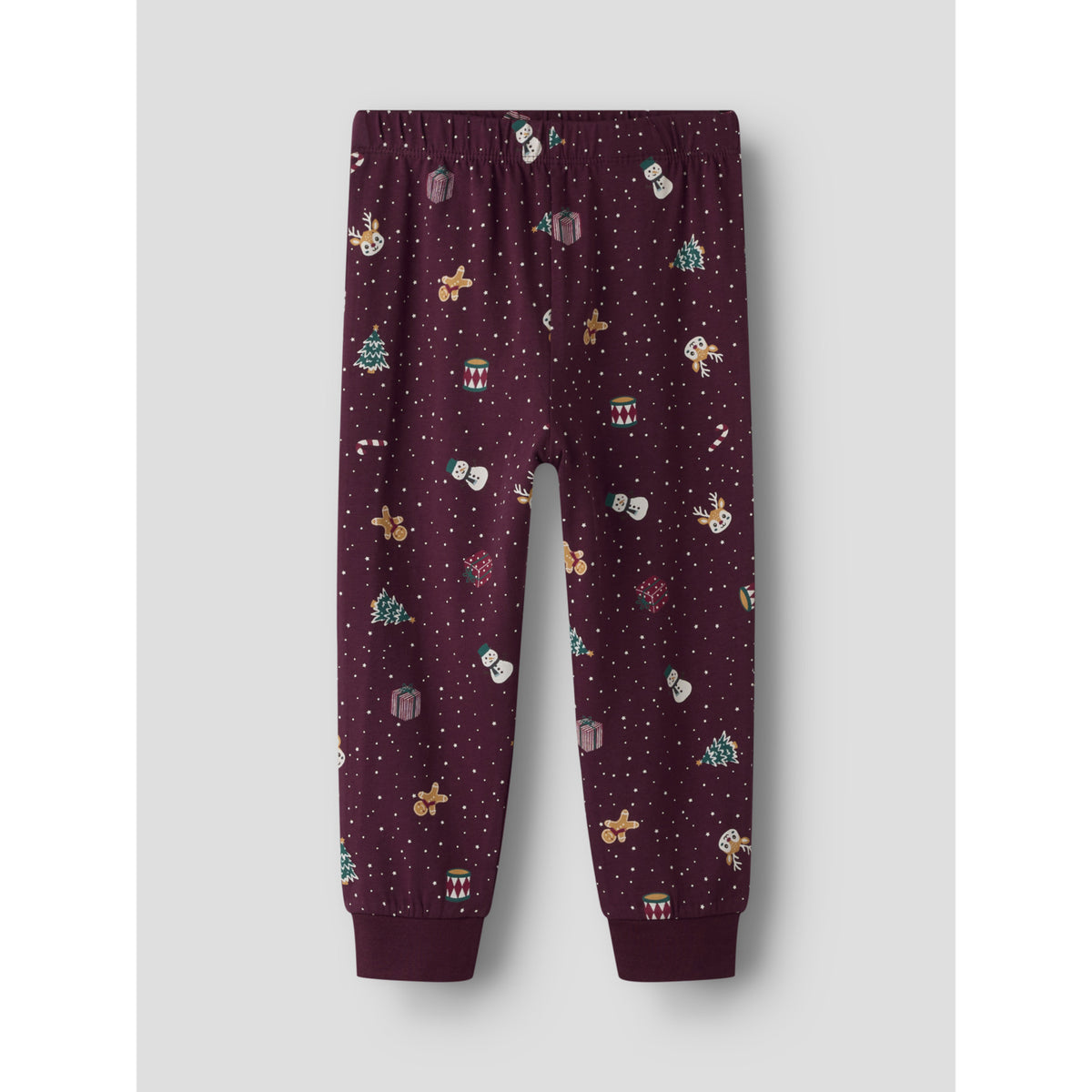 Name It Burgundy Christmas Nmnvismas Ls Nightset