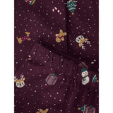 Name It Burgundy Christmas Nmnvismas Ls Nightset