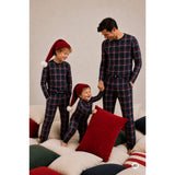 The New Navy Blazer Check Tnholiday Tartan Night Set