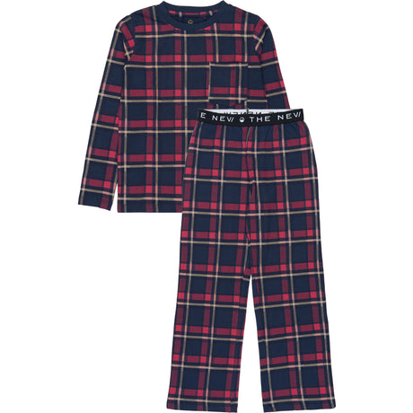 The New Navy Blazer Check Tnholiday Tartan Night Set