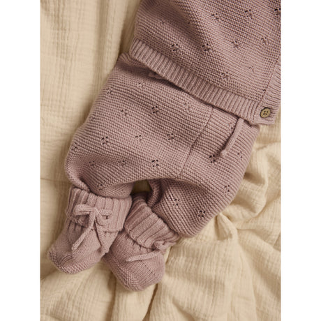 Lil'Atelier Adobe Rose Nbnlaguna Knit Slippers Lil