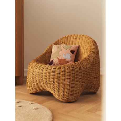 Ferm Living Rose/Multi Lunden Cushion