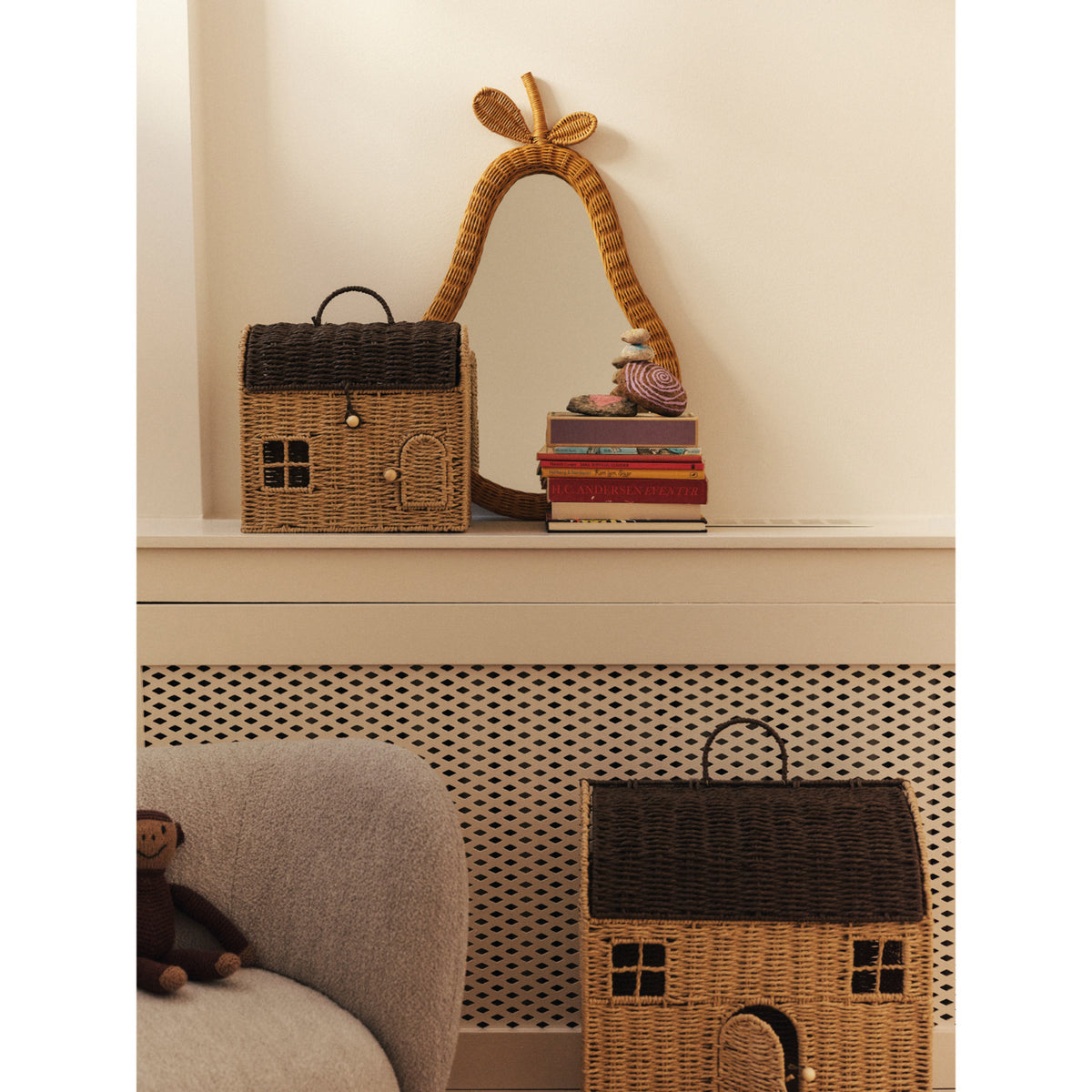 Ferm Living Natural Pear Braided Mirror