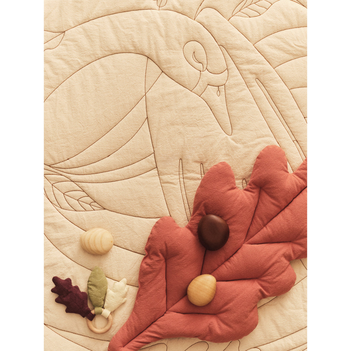 Ferm Living Tea Green Leaf Rattle