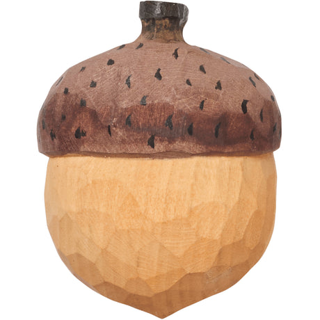 Ferm Living Natural Acorn Hand Carved Hook