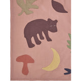 Ferm Living Rose/Multi Lunden Blanket