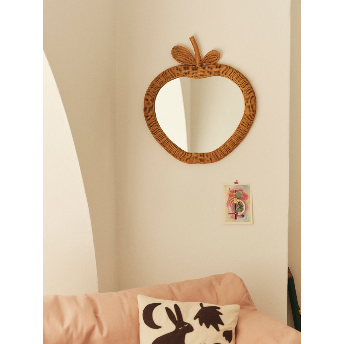 Ferm Living Natural Apple Braided Mirror