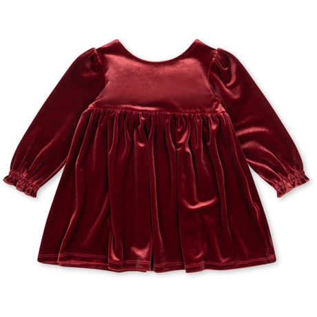 Konges Sløjd x Luksusbaby Red Dahlia Gia Bow Dress Grs