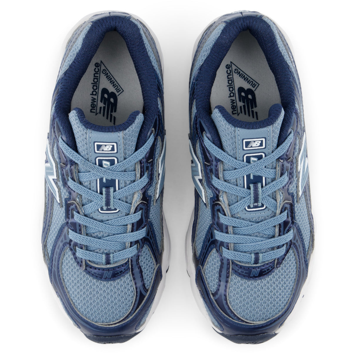 New Balance Shadow Blue 740 Kids Bungee Lace