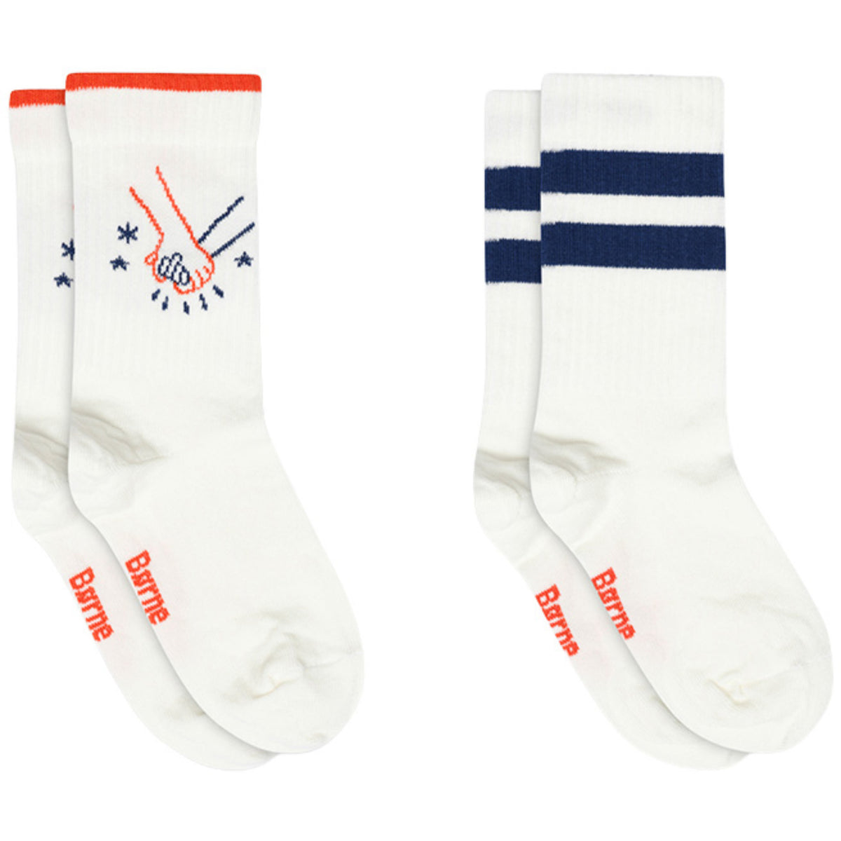 Mp Danmark x Børns Vilkår Snow White Hands Socks - 2-pack