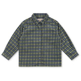 Konges Sløjd Laurel Blue Check Cara Ls Shirt Gots