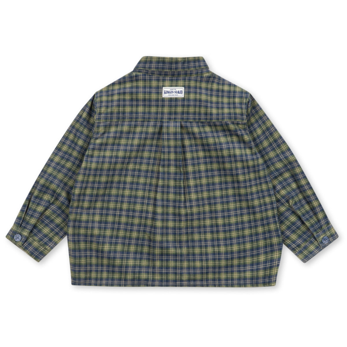 Konges Sløjd Laurel Blue Check Cara Ls Shirt Gots