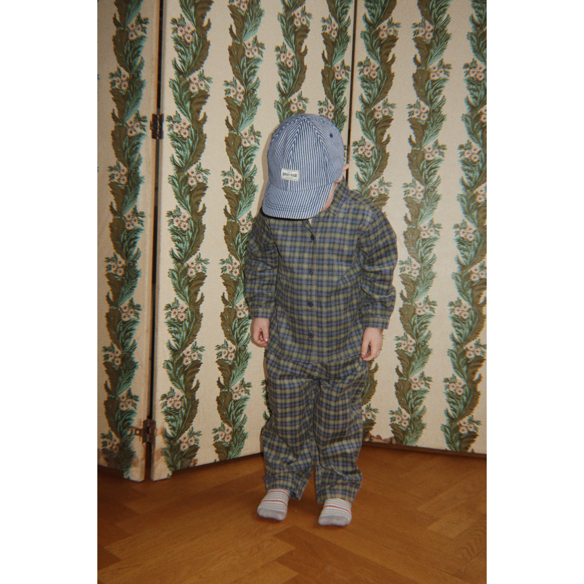 Konges Sløjd Laurel Blue Check Cara Ls Shirt Gots