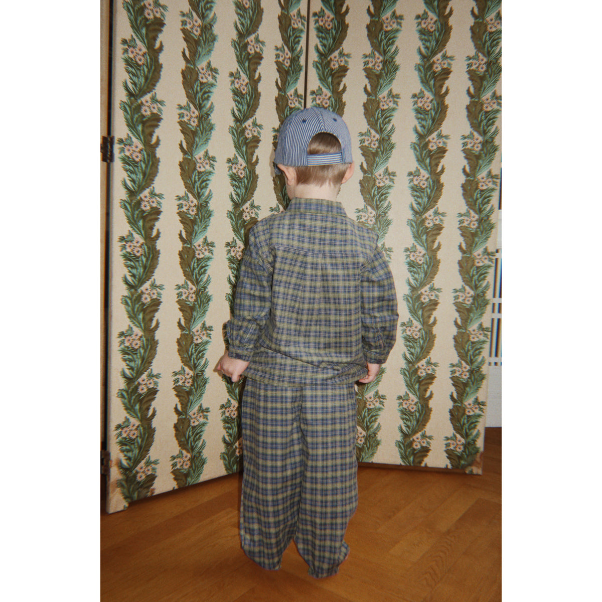 Konges Sløjd Laurel Blue Check Cara Ls Shirt Gots