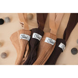 Silly Silas Wooly Footed Tights With Braces Espresso Brown