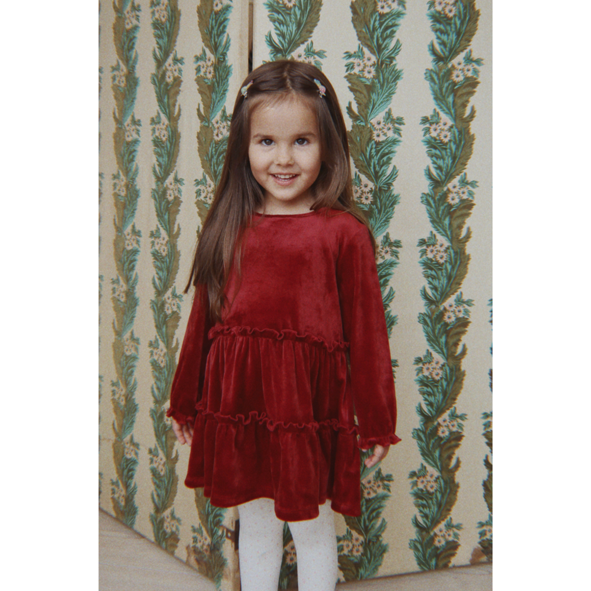 Konges Sløjd Red Dahlia Jingle Dress Grs