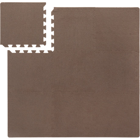 That's Mine Cool Brown Aiva Foam Play Mats Square