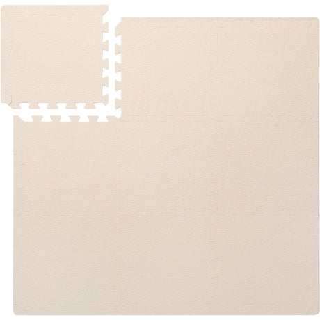 That's Mine Soft Beige Aiva Foam Play Mats Square