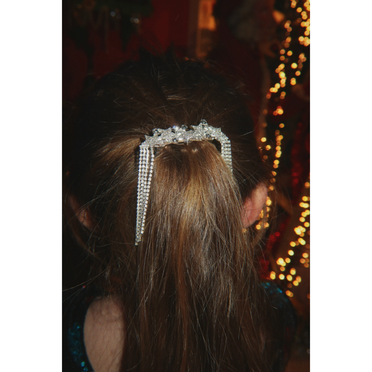 Konges Sløjd Silver Mix Big Sparkly Star Hair Clip