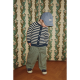 Konges Sløjd Milk Verte Stripe Luc Pants Gots