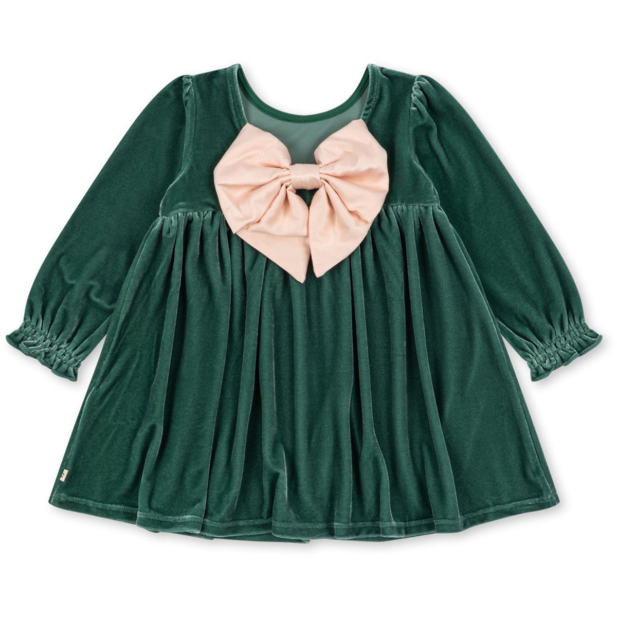 Konges Sløjd Fir Gia Bow Dress Grs
