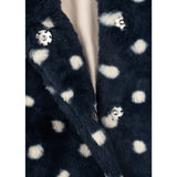 Konges Sløjd Dot Nuit Fuzzie Coat Grs