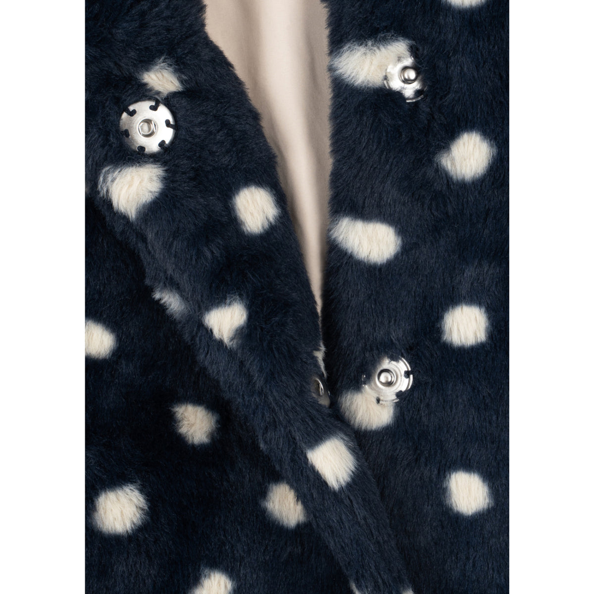 Konges Sløjd Dot Nuit Fuzzie Coat Grs