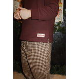 Konges Sløjd Chocolate Check Foret Pants Gots