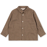 Konges Sløjd Chocolate Check Foret Ls Shirt Gots